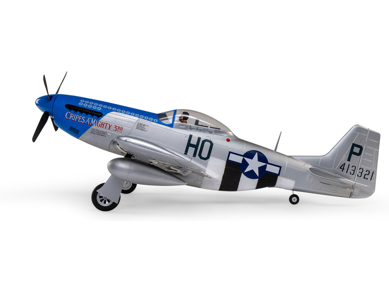 E-flite P-51D Mustang 1.2m SAFE Select BNF Basic | pkmodelar.cz