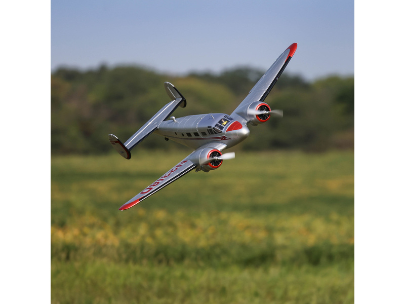 E-flite Beechcraft D18 1.5m BNF Basic | pkmodelar.cz