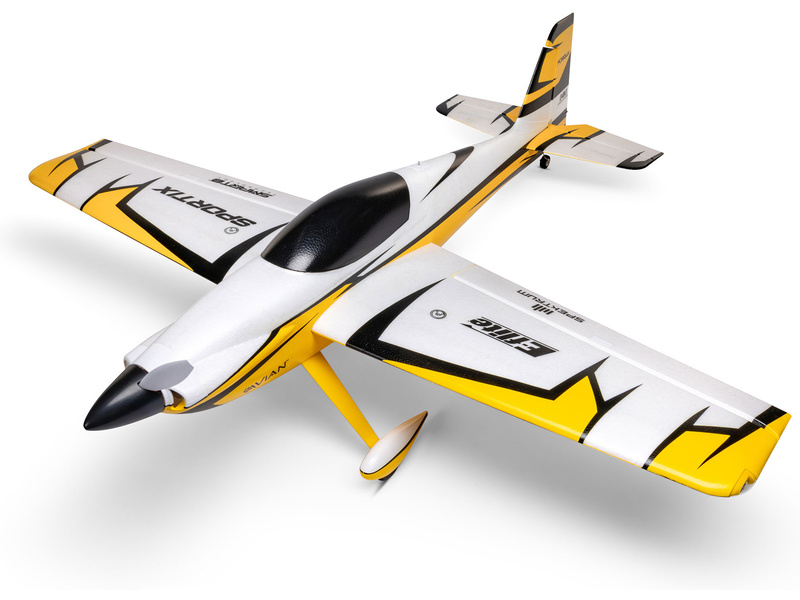 E-flite Sportix 1.1m AS3X+ SAFE Select BNF Basic | pkmodelar.cz