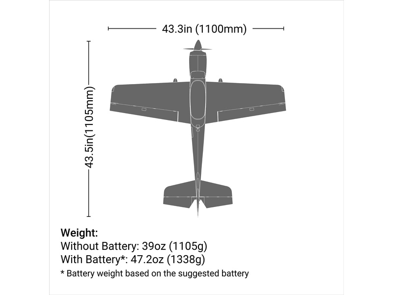 E-flite Sportix 1.1m AS3X+ SAFE Select BNF Basic | pkmodelar.cz