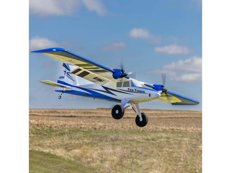 E-flite Twin Timber 1.6m SAFE Select BNF Basic | pkmodelar.cz