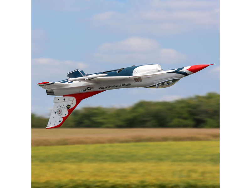 E-flite F-16 Thunderbirds 0.8m SAFE Select BNF Basic | pkmodelar.cz