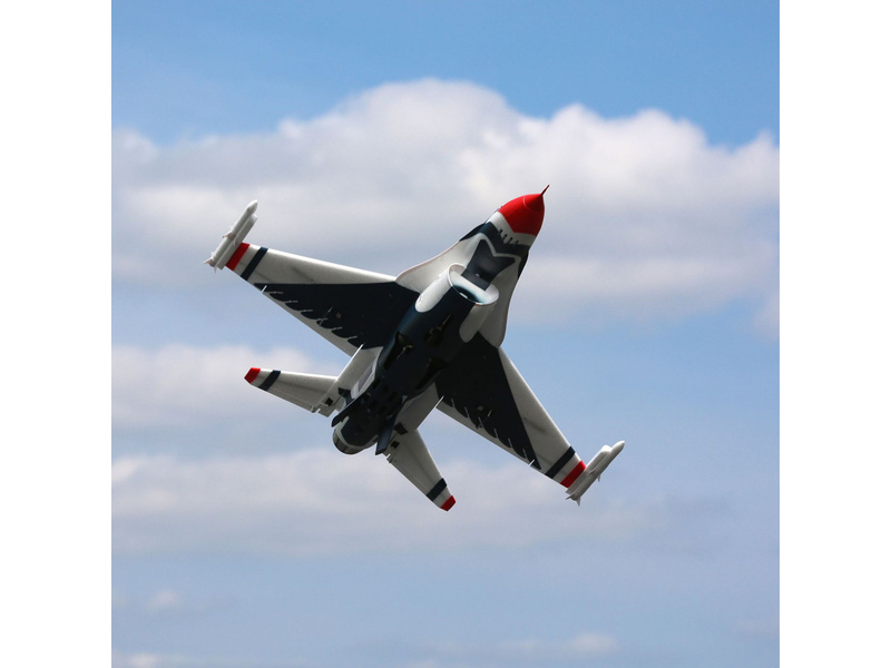 E-flite F-16 Thunderbirds 0.8m SAFE Select BNF Basic | pkmodelar.cz