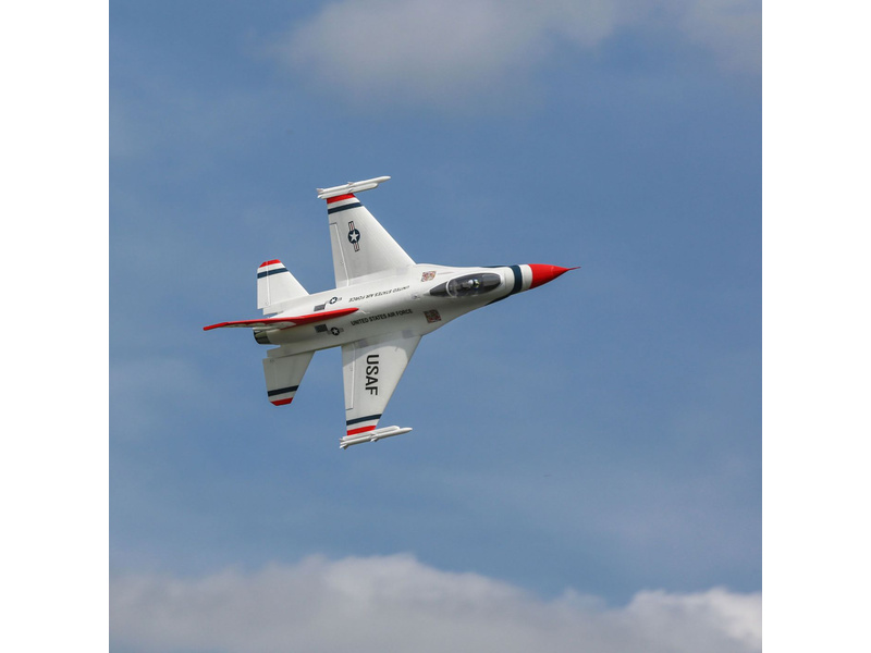 E-flite F-16 Thunderbirds 0.8m SAFE Select BNF Basic | pkmodelar.cz