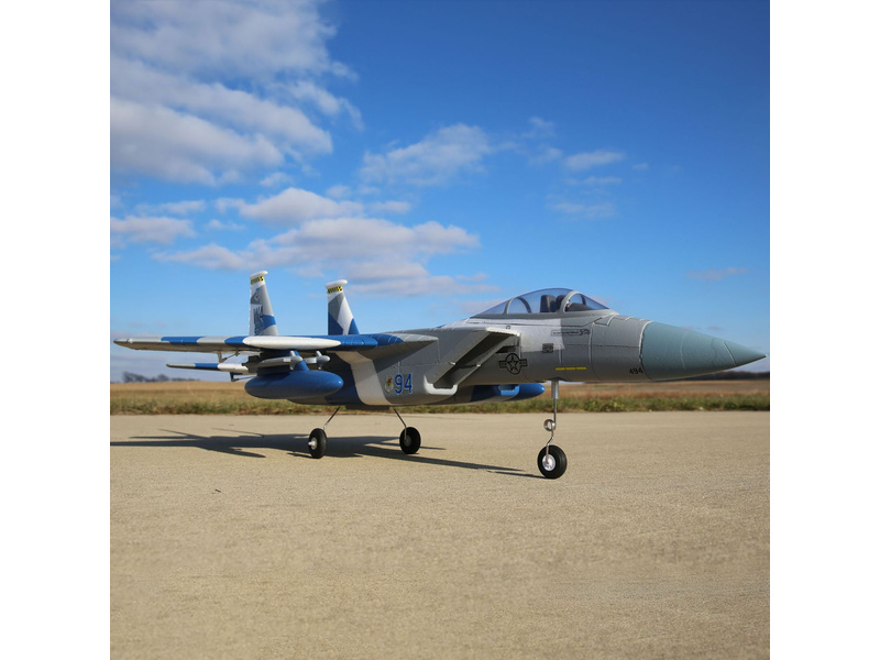 E-flite F-15 Eagle 0.7m SAFE Select BNF Basic | pkmodelar.cz