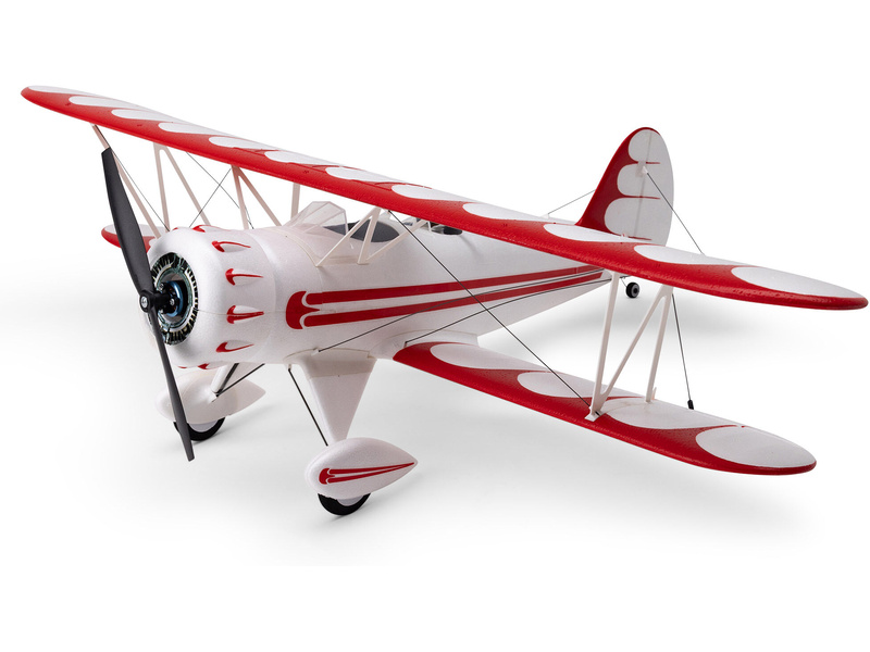 E-flite Waco 0.55m SAFE Select BNF Basic bílé | pkmodelar.cz