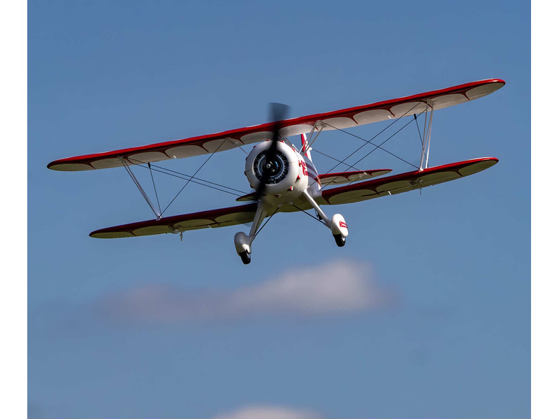 E-flite Waco 0.55m SAFE Select BNF Basic bílé | pkmodelar.cz