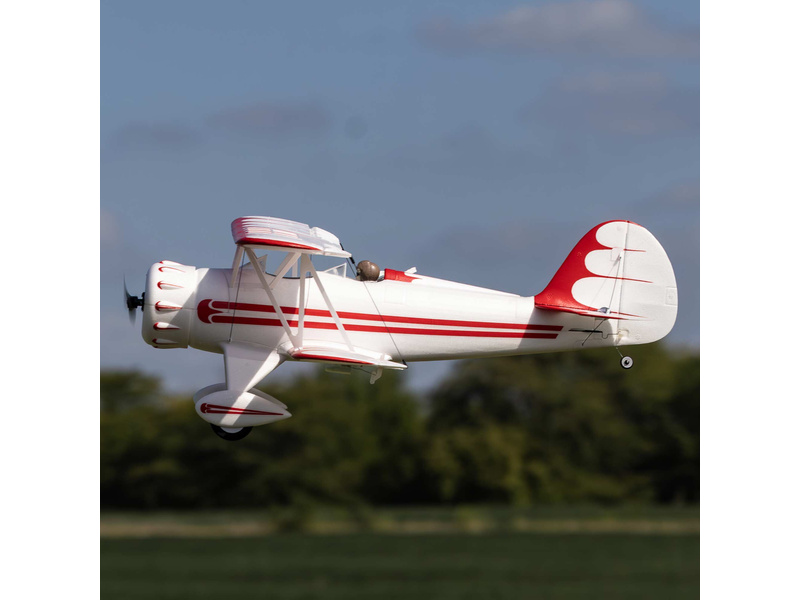 E-flite Waco 0.55m SAFE Select BNF Basic bílé | pkmodelar.cz