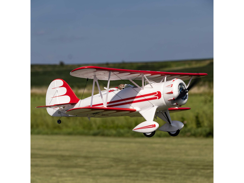 E-flite Waco 0.55m SAFE Select BNF Basic bílé | pkmodelar.cz