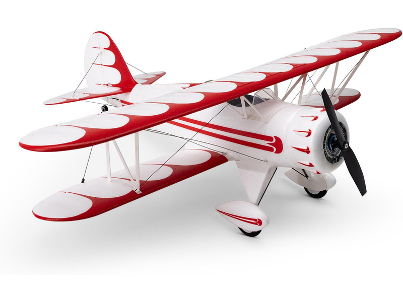 E-flite Waco 0.55m SAFE Select BNF Basic bílé | pkmodelar.cz