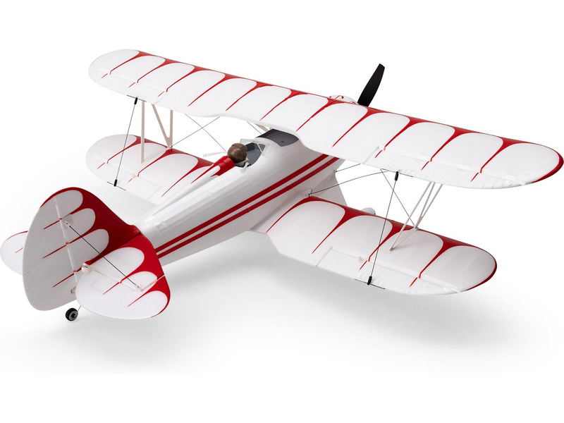 E-flite Waco 0.55m SAFE Select BNF Basic bílé | pkmodelar.cz