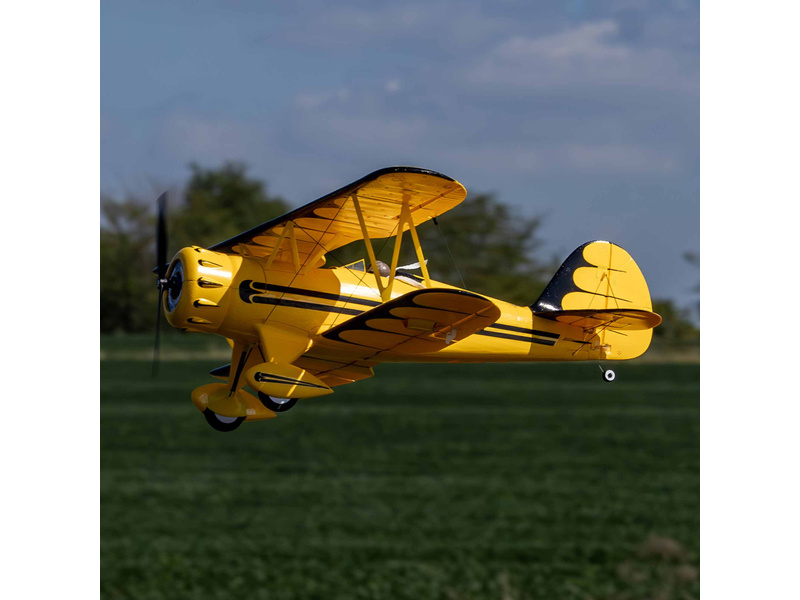 E-flite Waco 0.55m SAFE Select BNF Basic žluté | pkmodelar.cz