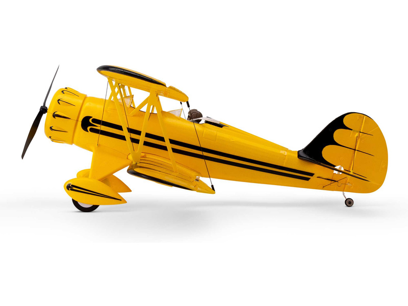 E-flite Waco 0.55m SAFE Select BNF Basic žluté | pkmodelar.cz