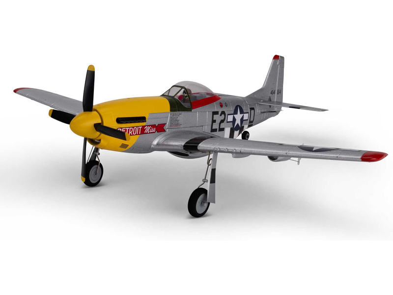 E-flite UMX P-51D Mustang “Detroit Miss” AS3X Safe Select BNF Basic | pkmodelar.cz