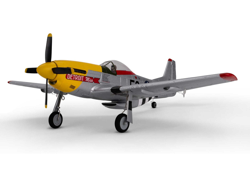 E-flite UMX P-51D Mustang “Detroit Miss” AS3X Safe Select BNF Basic | pkmodelar.cz