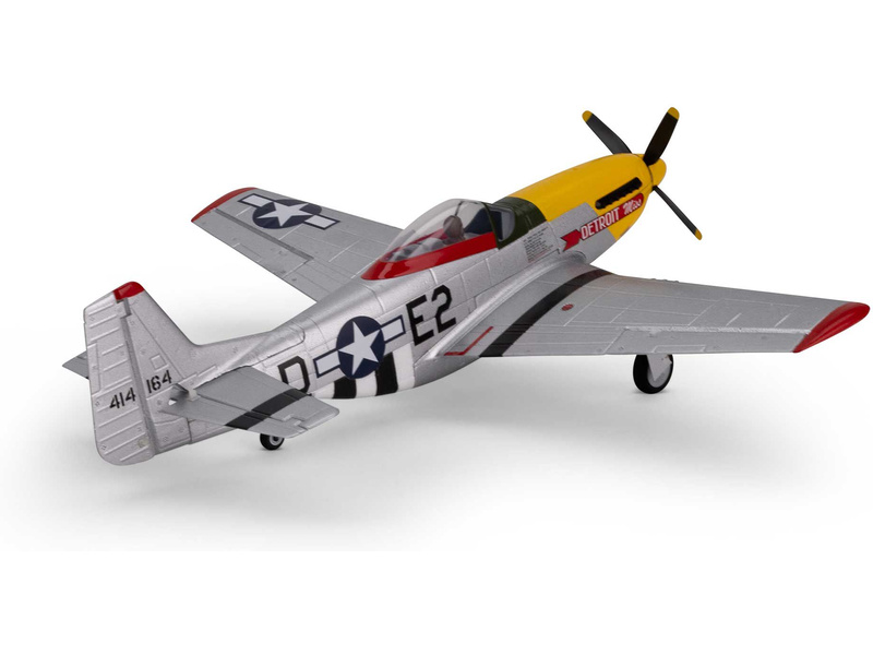 E-flite UMX P-51D Mustang “Detroit Miss” AS3X Safe Select BNF Basic | pkmodelar.cz