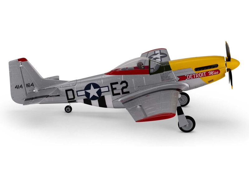 E-flite UMX P-51D Mustang “Detroit Miss” AS3X Safe Select BNF Basic | pkmodelar.cz