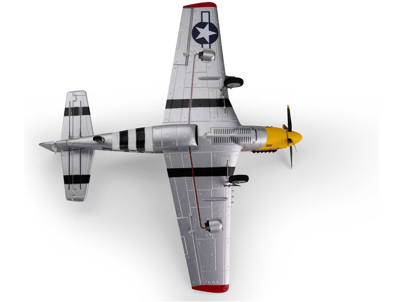 E-flite UMX P-51D Mustang “Detroit Miss” AS3X Safe Select BNF Basic | pkmodelar.cz