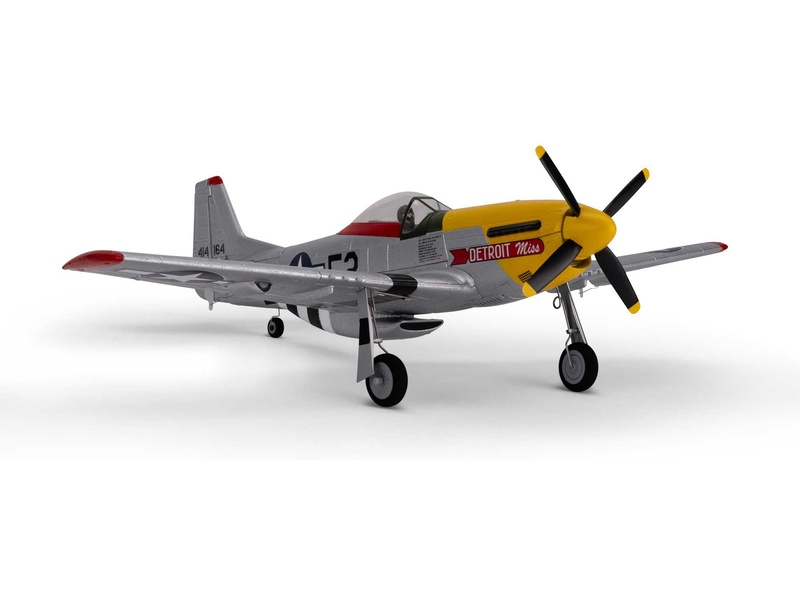 E-flite UMX P-51D Mustang “Detroit Miss” AS3X Safe Select BNF Basic | pkmodelar.cz