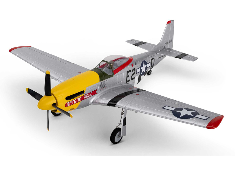 E-flite UMX P-51D Mustang “Detroit Miss” AS3X Safe Select BNF Basic | pkmodelar.cz