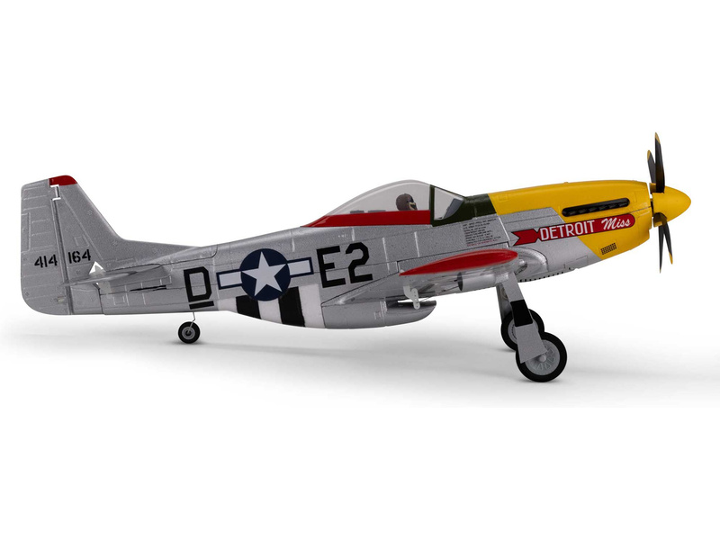 E-flite UMX P-51D Mustang “Detroit Miss” AS3X Safe Select BNF Basic | pkmodelar.cz