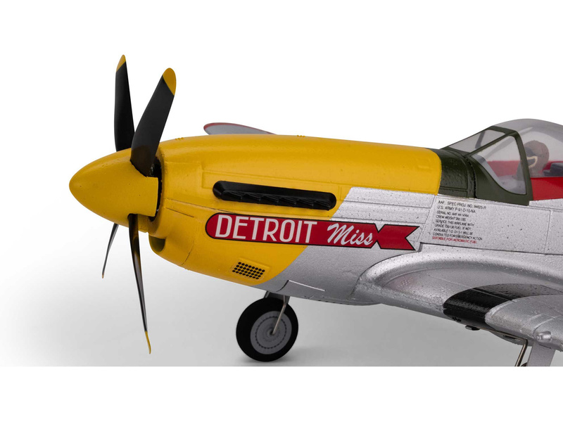 E-flite UMX P-51D Mustang “Detroit Miss” AS3X Safe Select BNF Basic | pkmodelar.cz