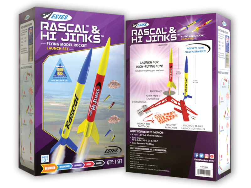 Estes Rascal/HiJinks RTF, Launch Set | pkmodelar.cz