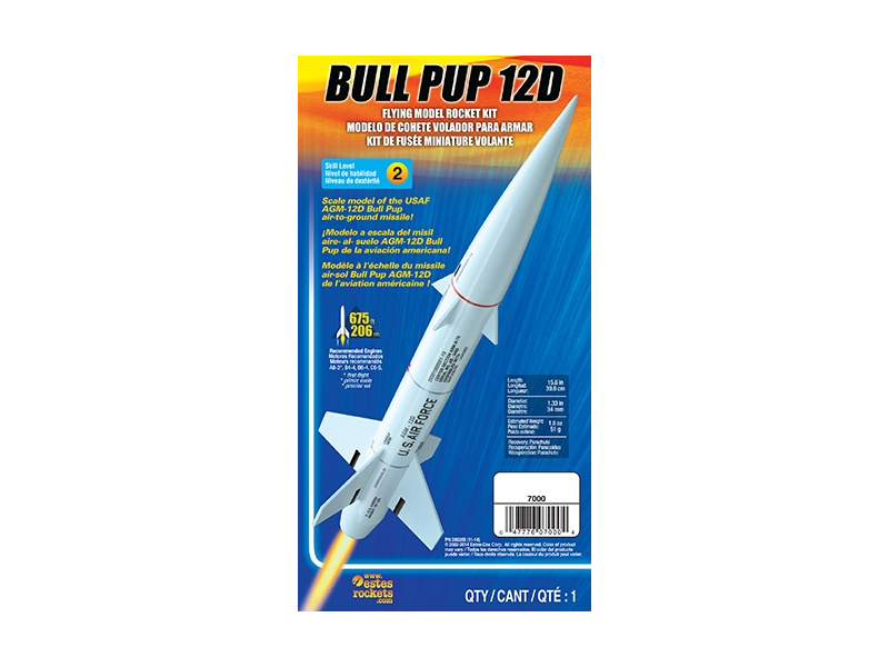 Estes Bull Pup AGM-12D Kit | pkmodelar.cz