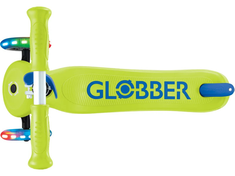 Globber - Koloběžka Primo Plus Lights V2 Lime Green/Navy Blue | pkmodelar.cz