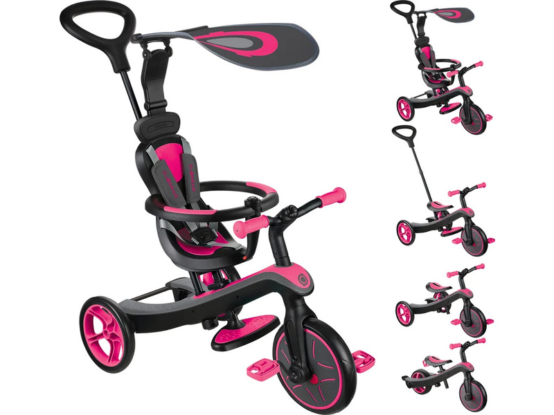 Globber - Tříkolka Explorer Trike 4in1 Iris | pkmodelar.cz