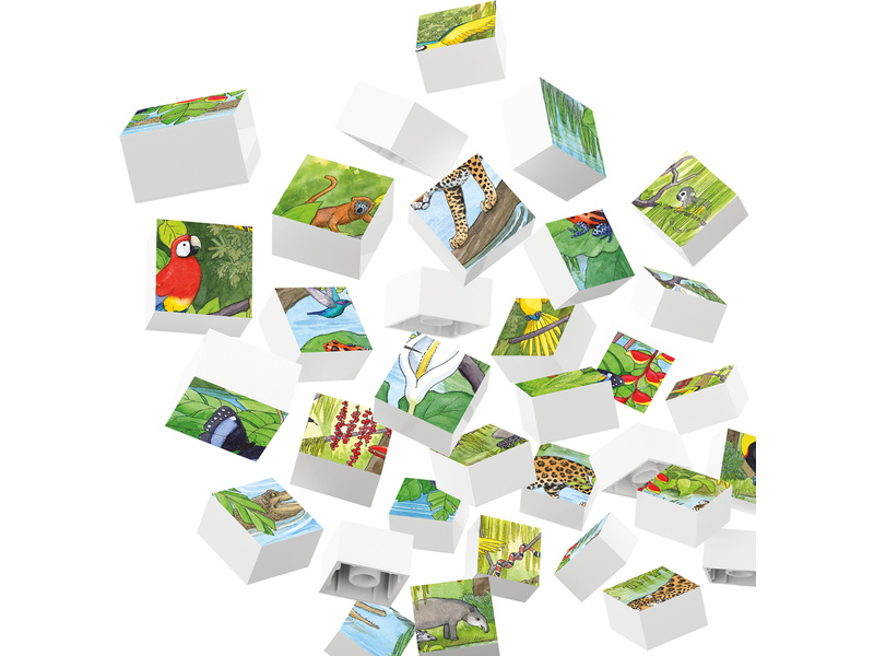 HUBELINO Puzzle - Zvířata v pralese | pkmodelar.cz