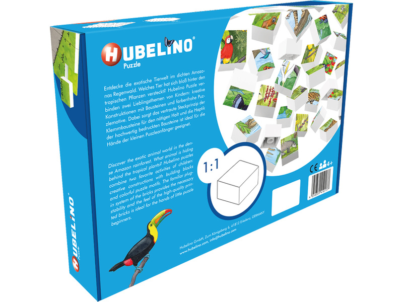 HUBELINO Puzzle - Zvířata v pralese | pkmodelar.cz