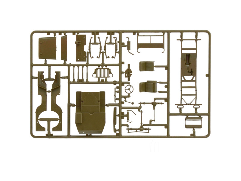 Plastikový model vojenské techniky Italeri 0326 1/4 Ton. 4x4 Ambulance Jeep (1:35) | pkmodelar.cz