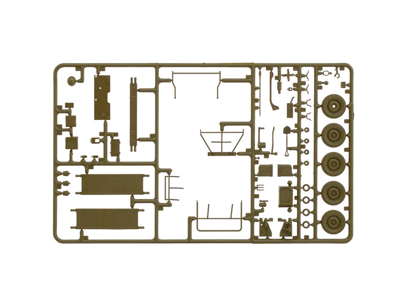 Plastikový model vojenské techniky Italeri 0326 1/4 Ton. 4x4 Ambulance Jeep (1:35) | pkmodelar.cz
