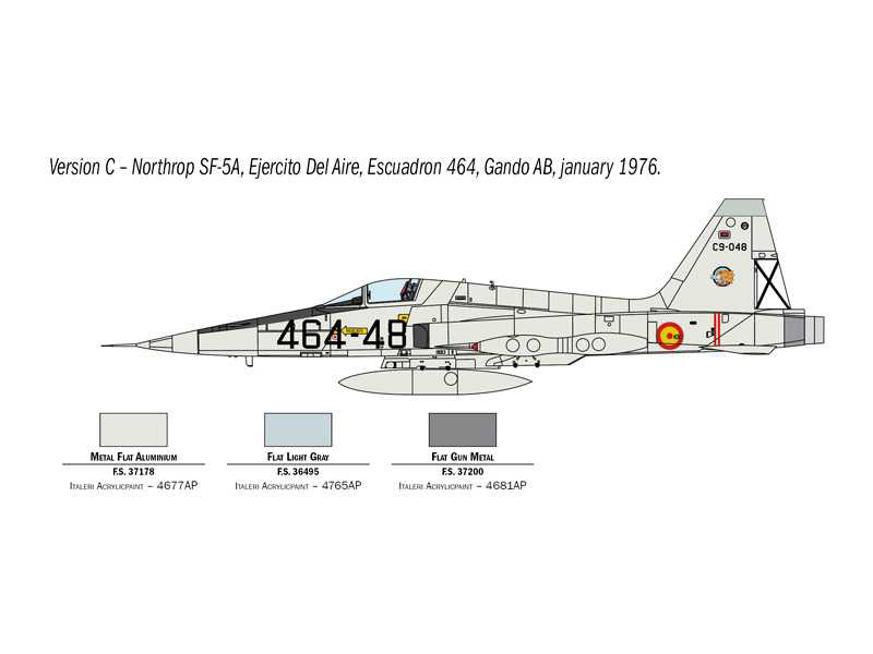 Italeri 1441 Northrop F-5A Freedom Fighter (1:72) | pkmodelar.cz