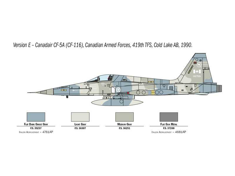 Italeri 1441 Northrop F-5A Freedom Fighter (1:72) | pkmodelar.cz