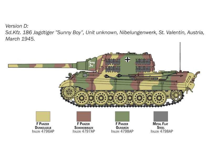 Italeri Sd.Kfz. 186 Jagdtiger (1:56) | pkmodelar.cz