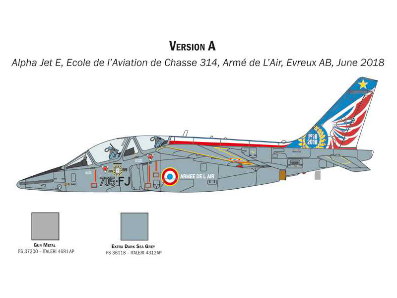 Plastikový model letadla Italeri 2796 Alpha Jet A/E (1:48) | pkmodelar.cz