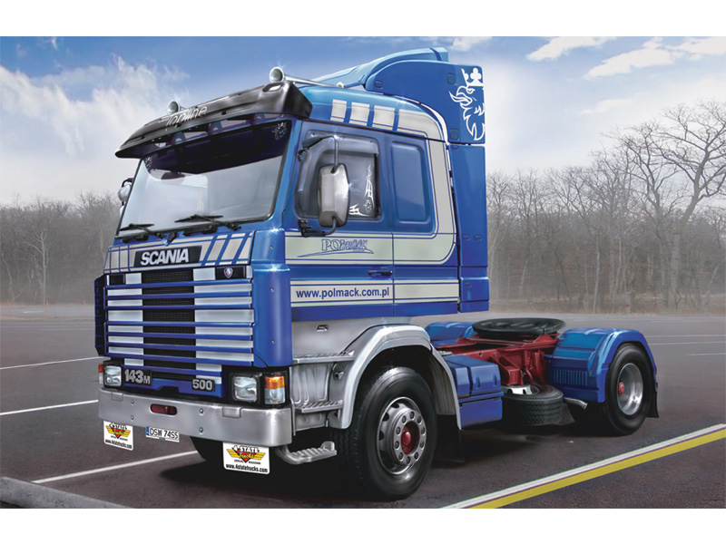 Plastikový model trucku Italeri 3910 SCANIA 143M TOPLINE 4x2 (1:24) | pkmodelar.cz