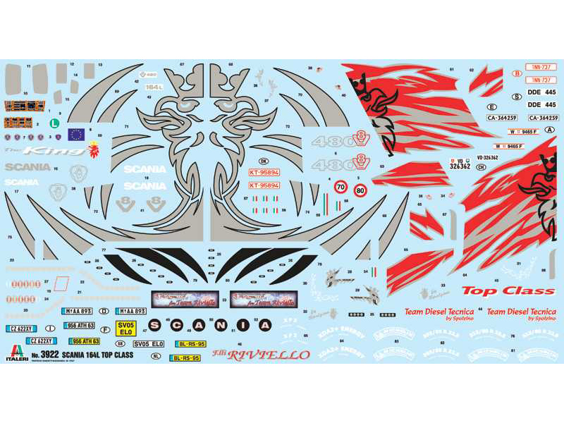  Italeri 3922 Scania 164L TopClass (1:24) | pkmodelar.cz