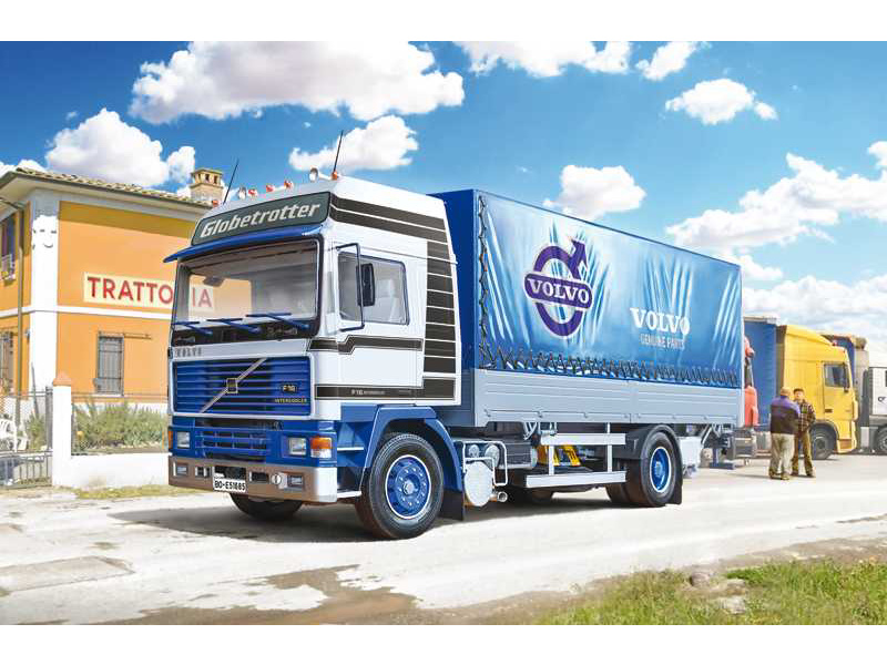 Plastikový model kamionu Italeri 3945 Volvo F16 Globetrotter Canvas (1:24) | pkmodelar.cz