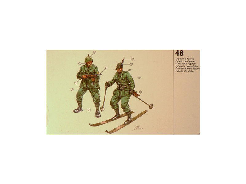 Italeri figurky - WWII - ITALIAN "ALPINI" (1:72) | pkmodelar.cz