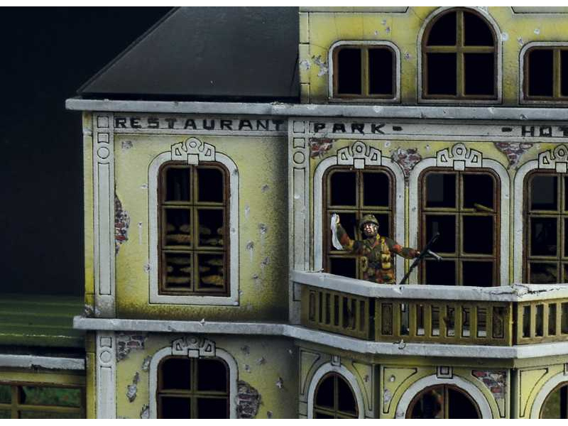 Italeri diorama - Hotel Hartenstein (1:72) | pkmodelar.cz