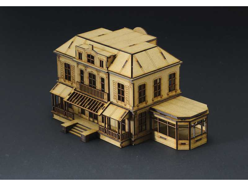 Italeri diorama - Hotel Hartenstein (1:72) | pkmodelar.cz