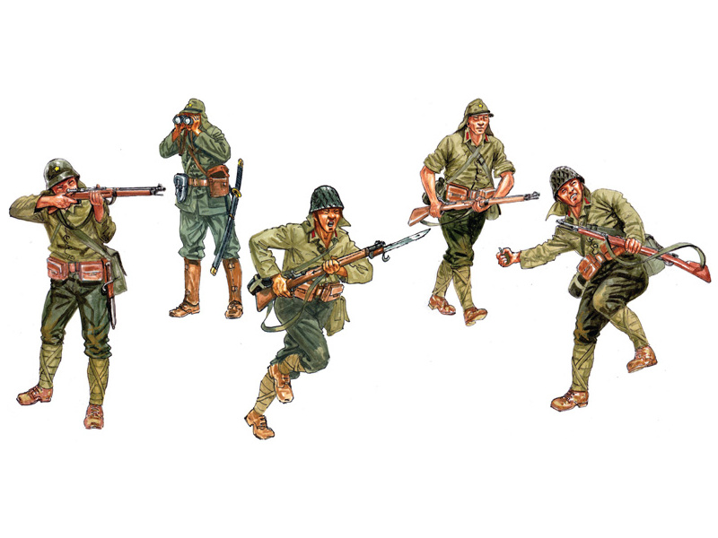 Italeri figurky - WWII JAPANASE INFANTRY (1:72) | pkmodelar.cz