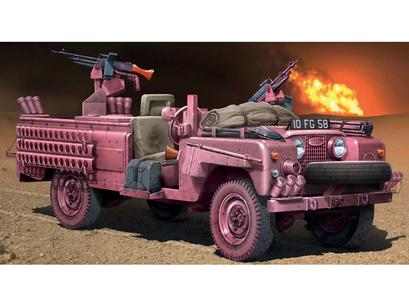 Plastikový model vojenské techniky Italeri 6501 S.A.S. RECON VEHICLE "PINK PANTHER" (1:35) | pkmodelar.cz