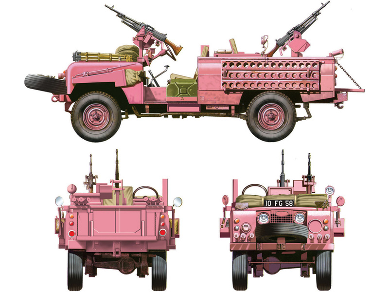 Plastikový model vojenské techniky Italeri 6501 S.A.S. RECON VEHICLE "PINK PANTHER" (1:35) | pkmodelar.cz