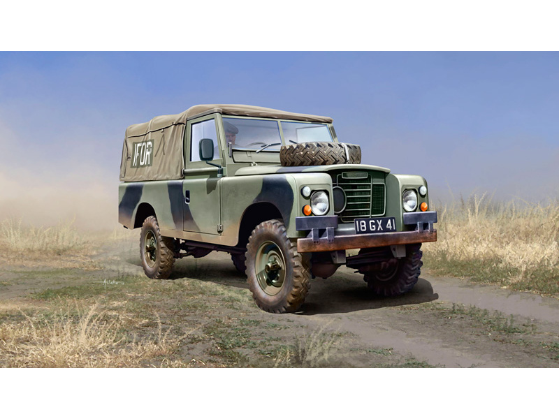 Plastikový model vojenské techniky Italeri 6508 LAND ROVER 109 LWB (1:35) | pkmodelar.cz