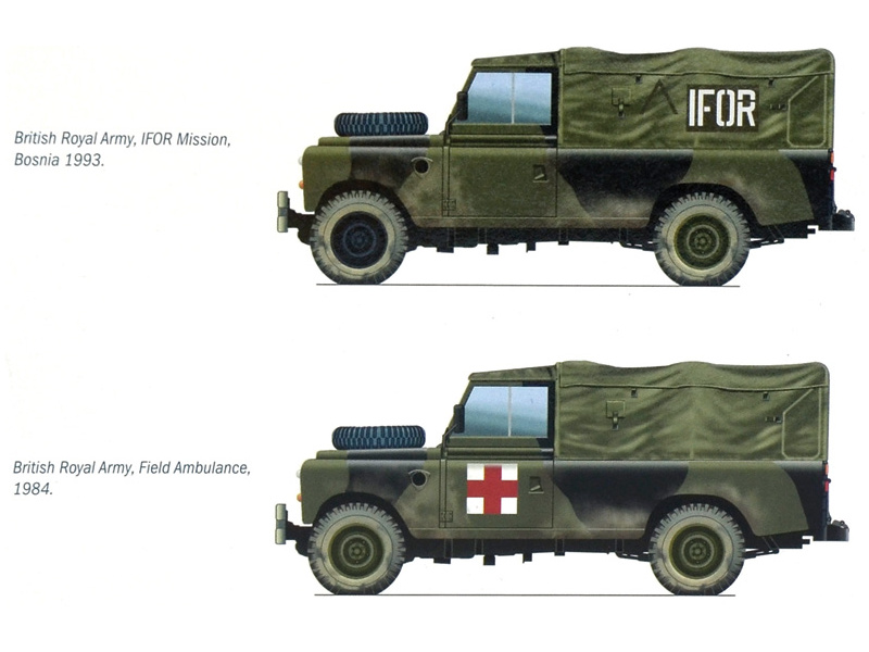Plastikový model vojenské techniky Italeri 6508 LAND ROVER 109 LWB (1:35) | pkmodelar.cz