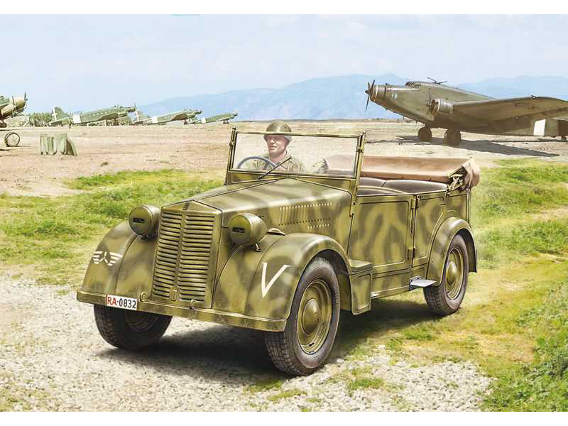 Italeri 6550 - Plastikový model 508 CM COLONIALE STAFF CAR (1:35) | pkmodelar.cz
